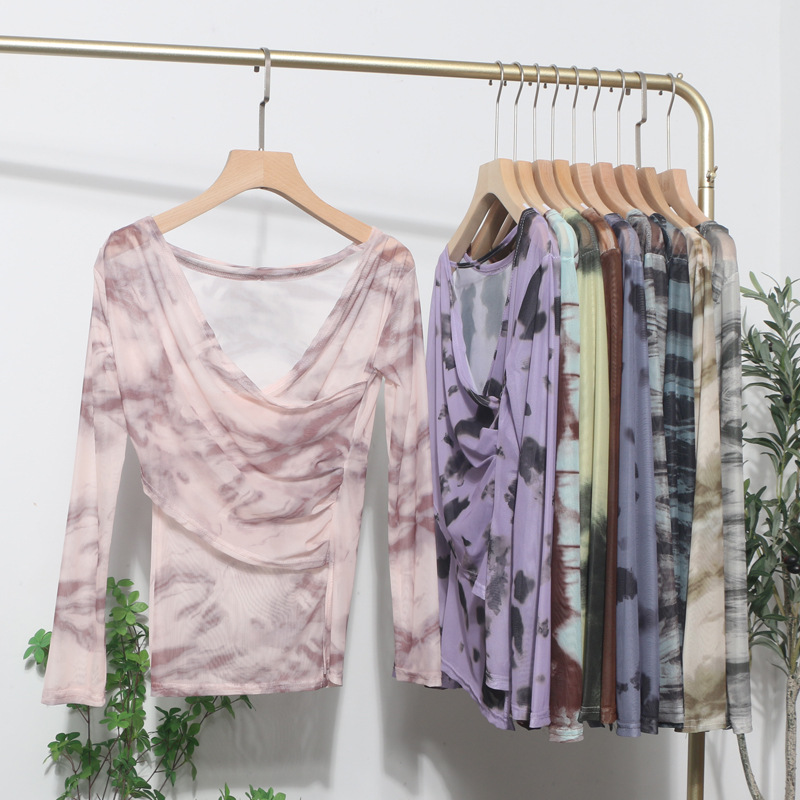 Desire Asymmetrical Long Single Sleeve Blouse