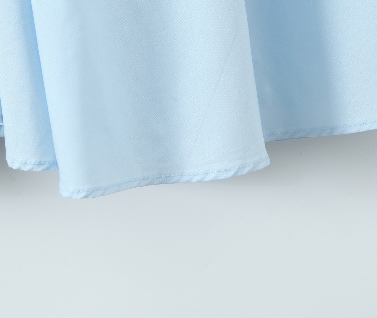 Blue neck tie long dress for women