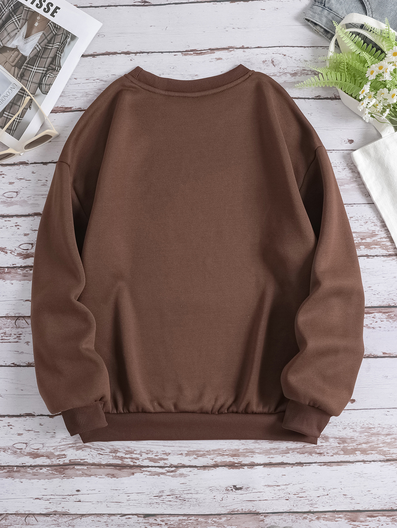 Loose Fit Long Sleeve Street Hoodie
