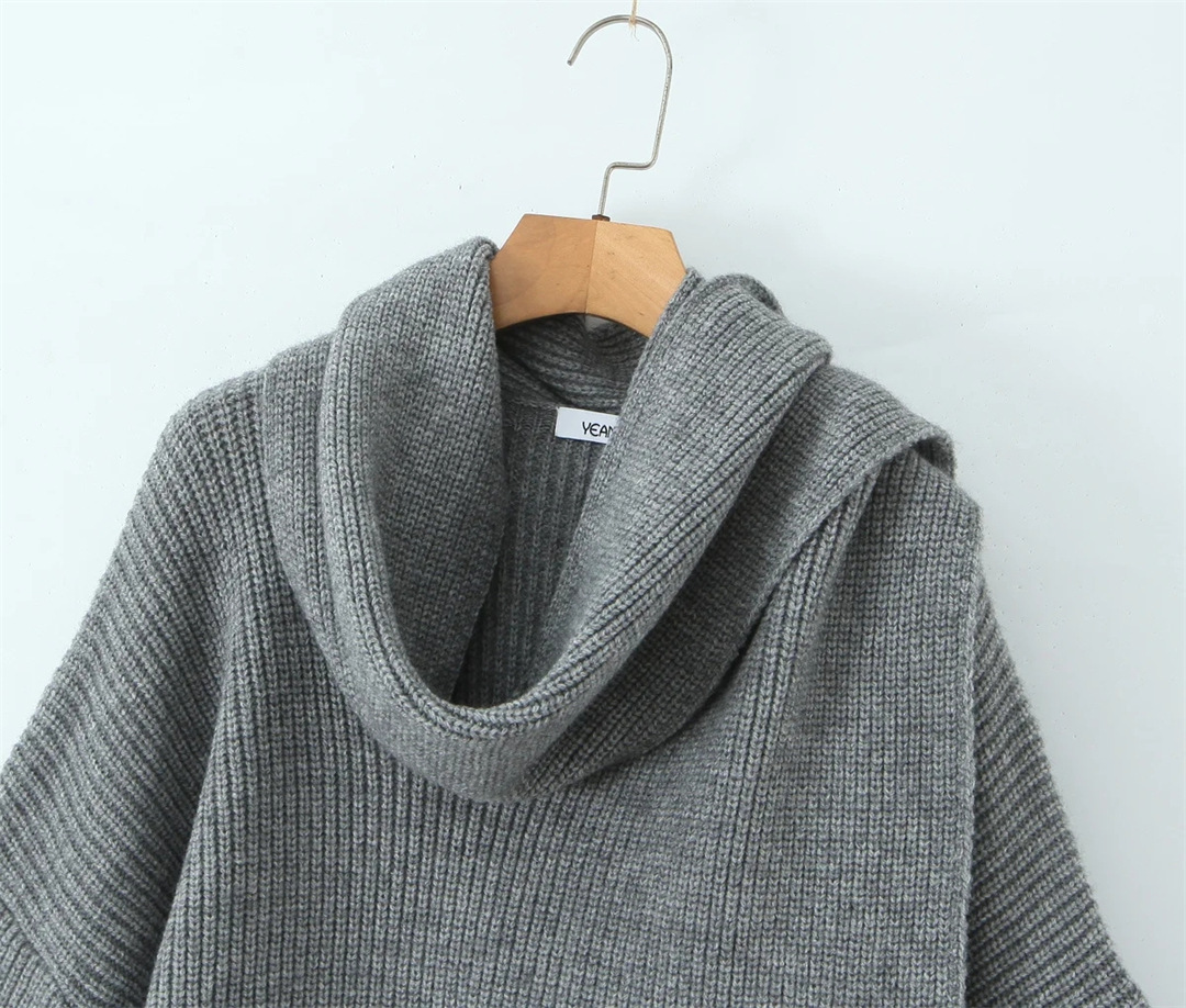 Ladies Korean Japanese Oversized Cozy Knit Cardigan