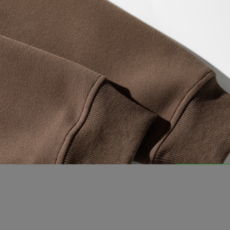 Man's Relaxed Cotton Letter Hoodie