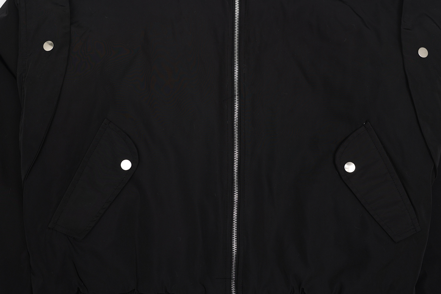 Urban Unstructured Solid Polyester Parka Coat