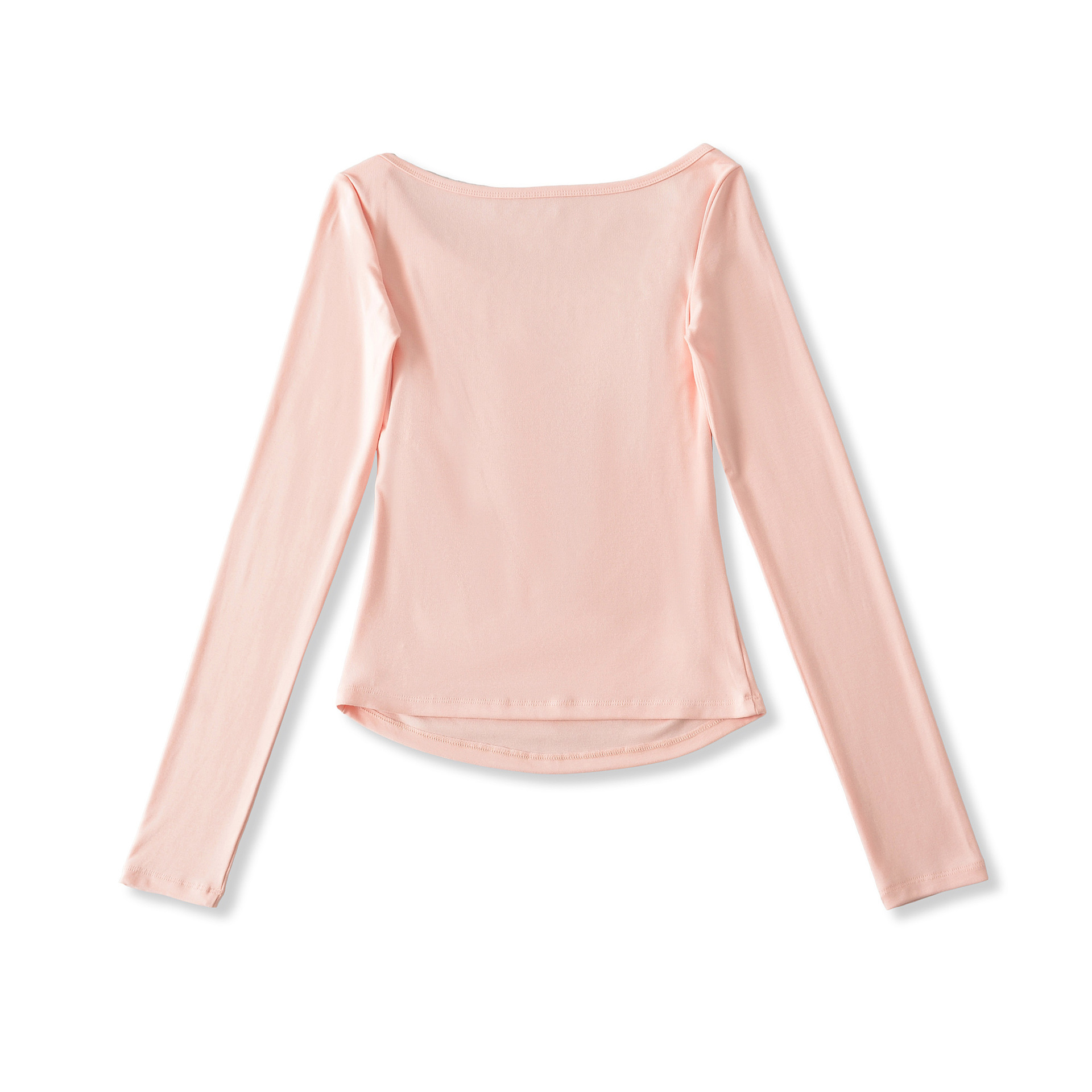 Asymmetric Neck Shirred Full Sleeve T-Shirt