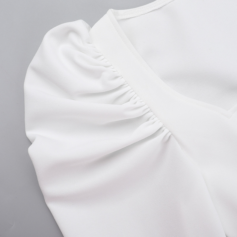Bateau Neckline A-Line Long Sleeved Mini Dress