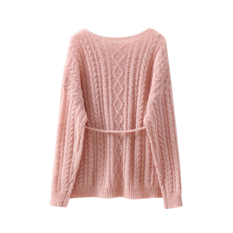 Slouchy Drawstring Wool Blend Dress