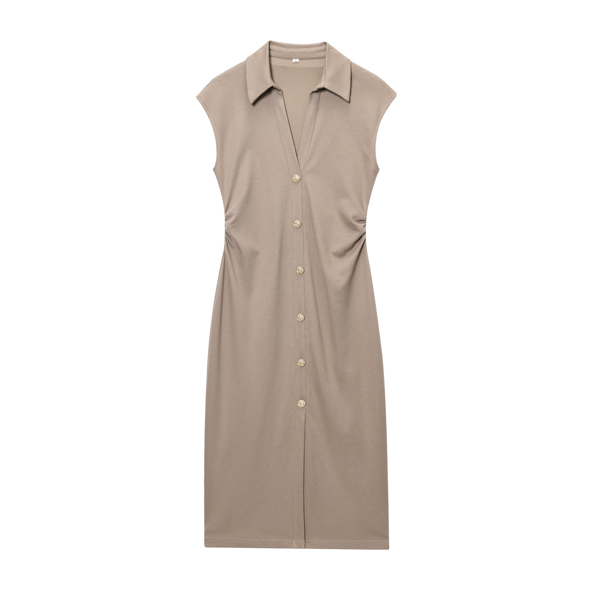 Women's Clothing Pique Shirt-style Dress