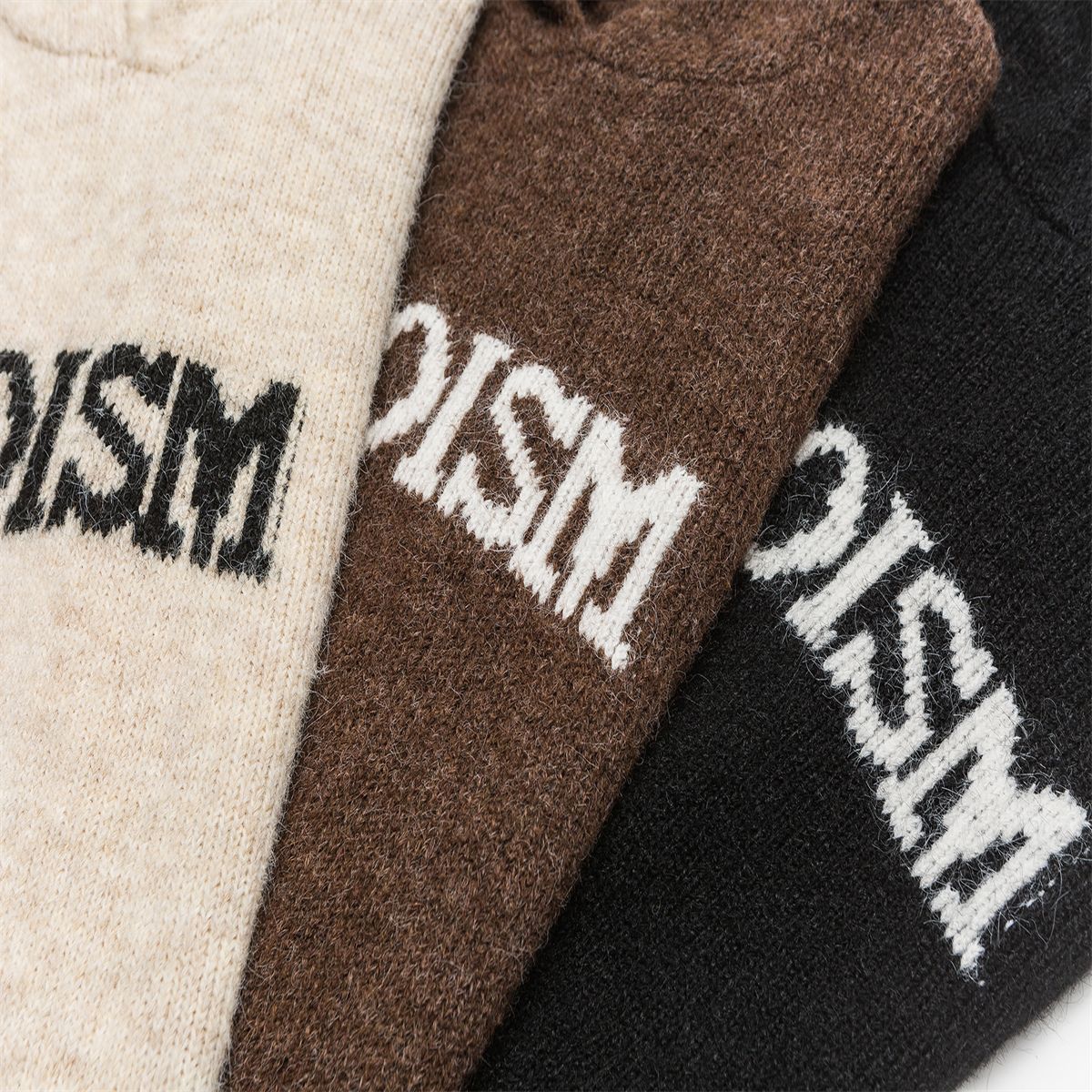 Recycled Polyester Japanese Workwear Color Block Hood Sweater