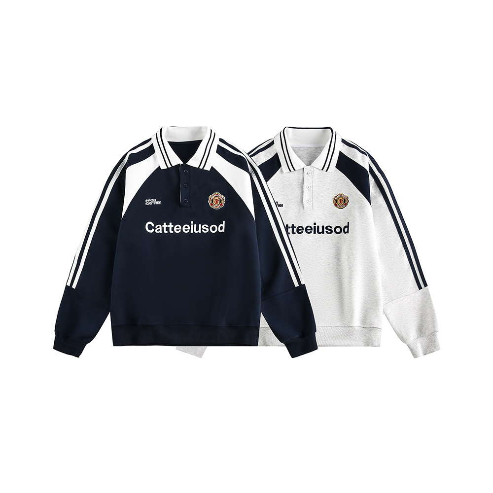 American Trend Oversized Panel Hoodie