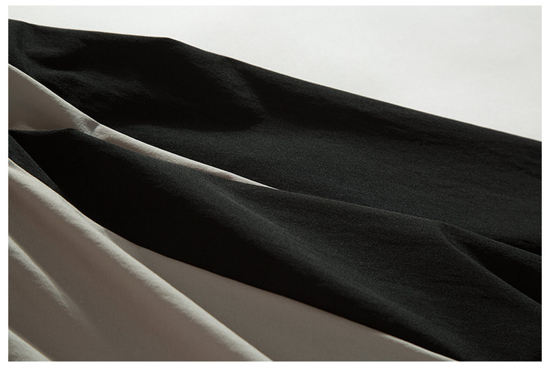 Baseball Oversized Contrast Nylon Performance Hoodie