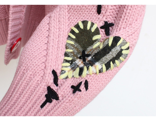 Polyester Open Front Cardigan Outerwear
