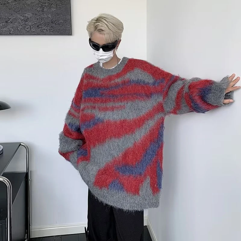 Men's Slouchy Drop Shoulder Banded Sweater