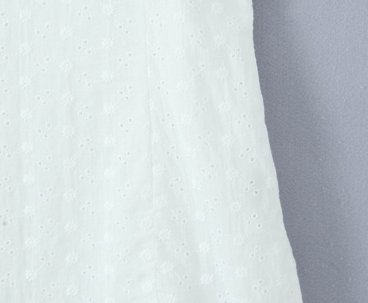 Bow decoration lace edge camisole dress