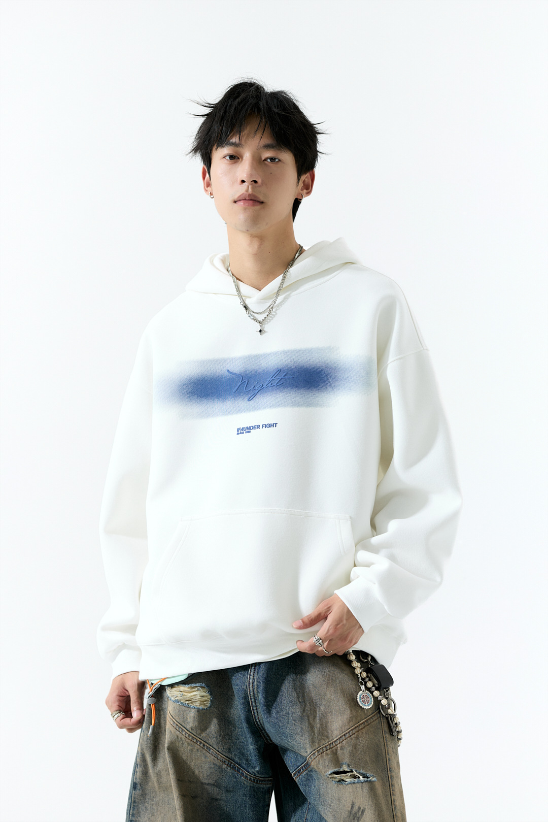Relaxed American Cotton Hood Sweatshirt