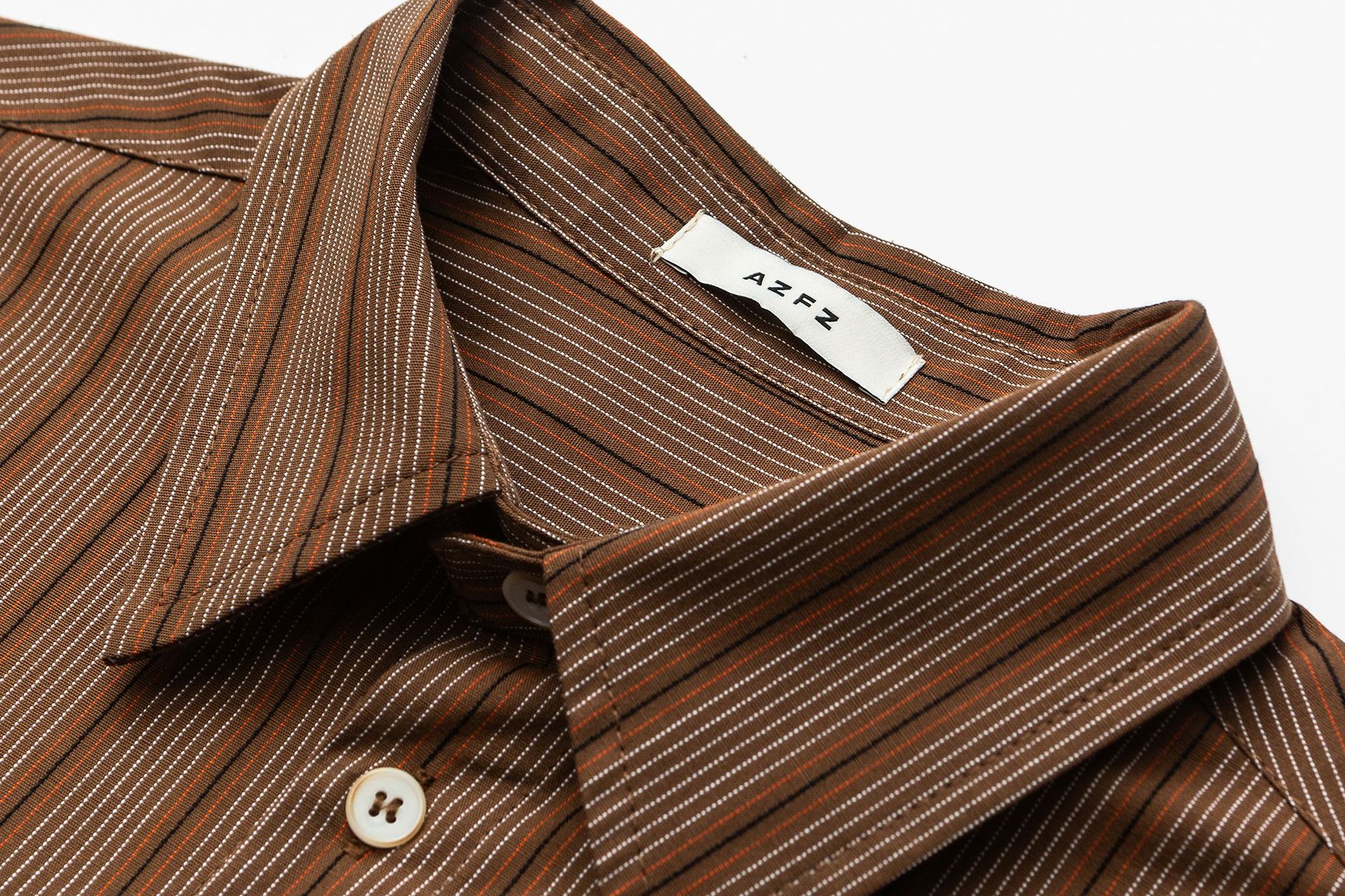 Oversized Lengthwise Lines Wrist Length Shirt