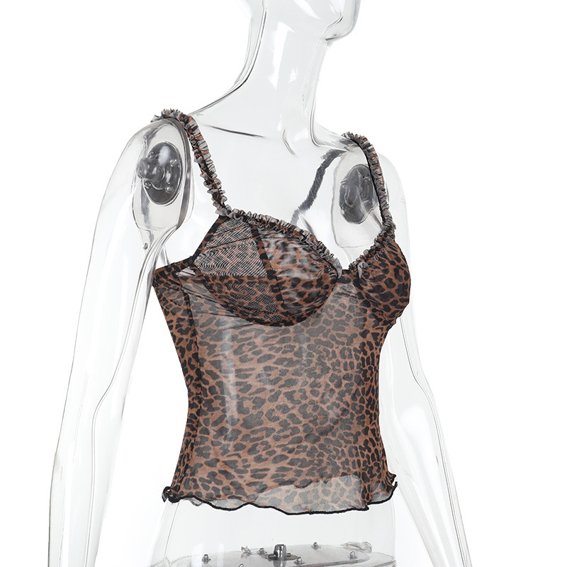 Bold Spotted Push-Up Cropped Waistcoat