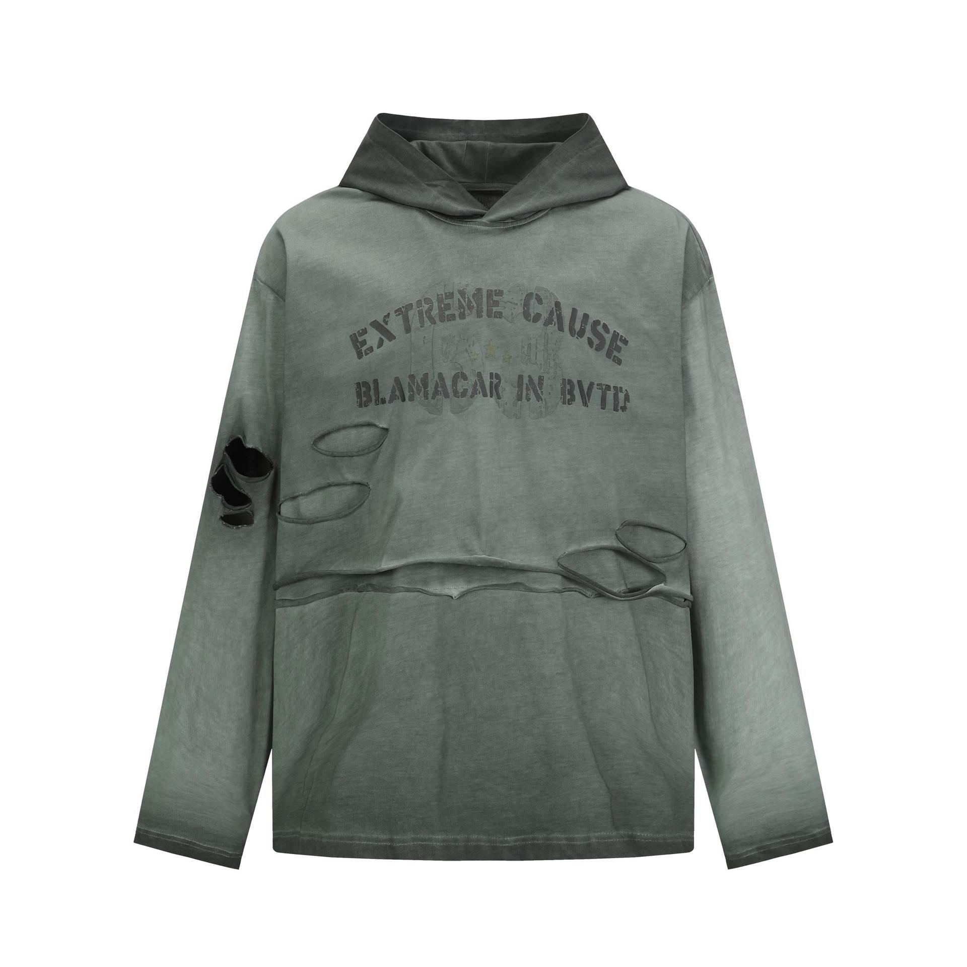 Cotton Vintage Graphic Unisex Hoodie