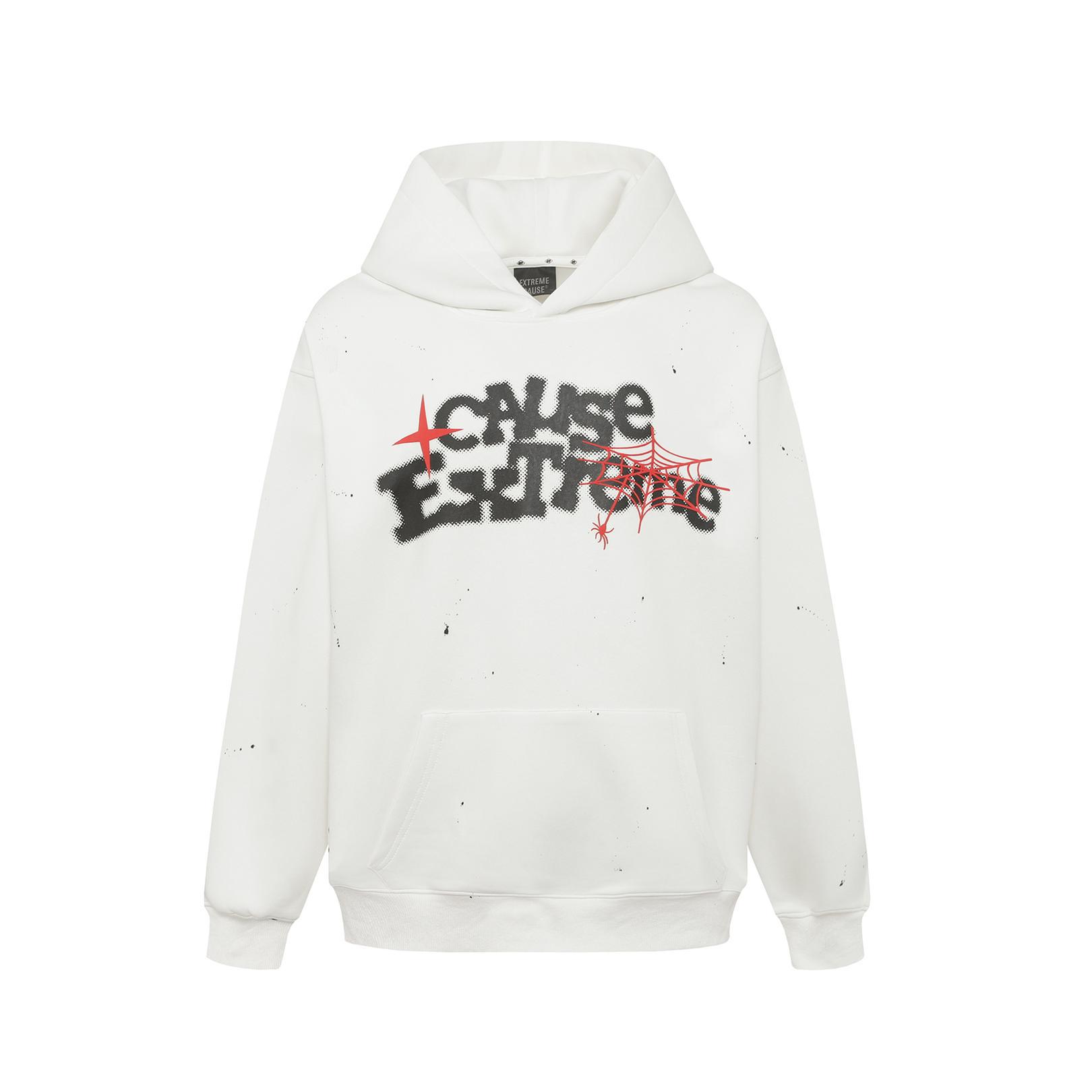 Net Script Splatter Hoodie