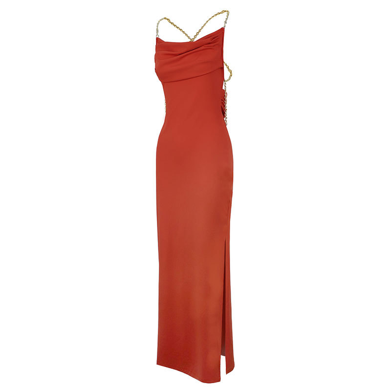 Ladies Strapless Fitted Open Back Dress