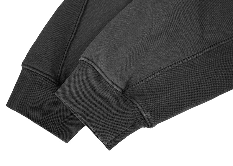 Oversized Cotton Solid Sweatshirt