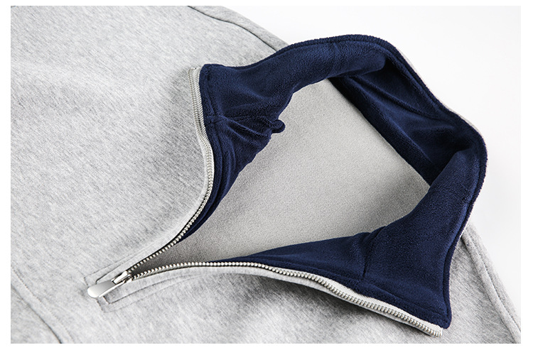 American Oversized Zip-Up Sweatshirt