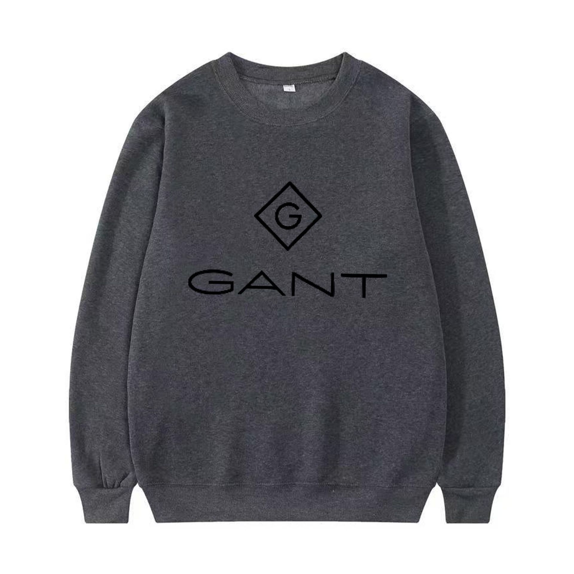 Korean Letter Print Loose Fit Sweatshirt