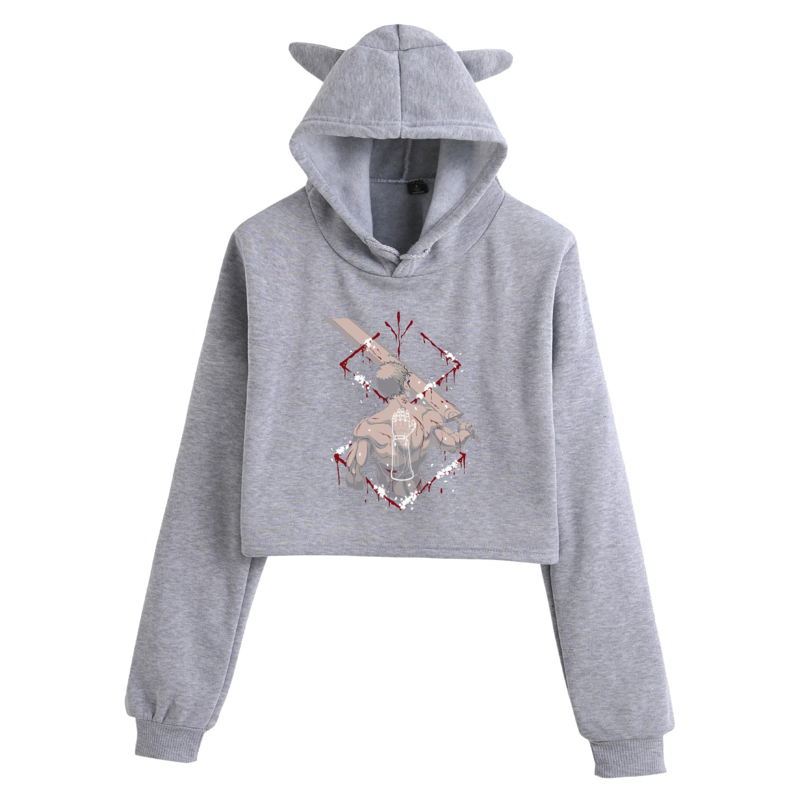 Cute Ladies Short Hoodie