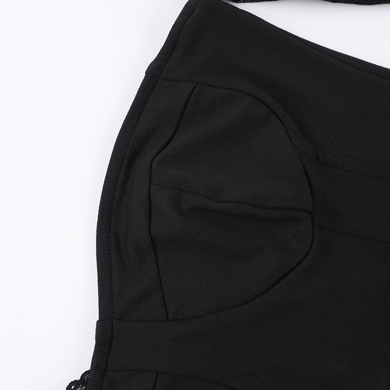 Slant Neck Long Sleeve Stretch Top
