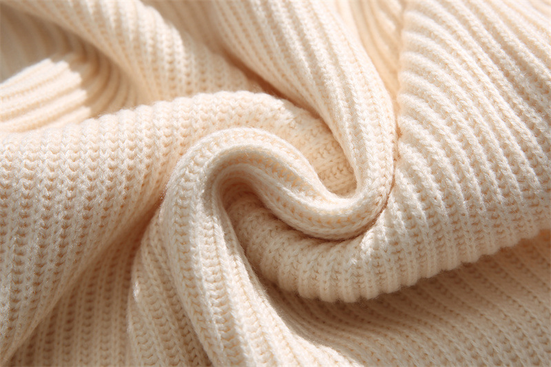Oversized Japanese Workwear Jacquard Turtleneck Sweater