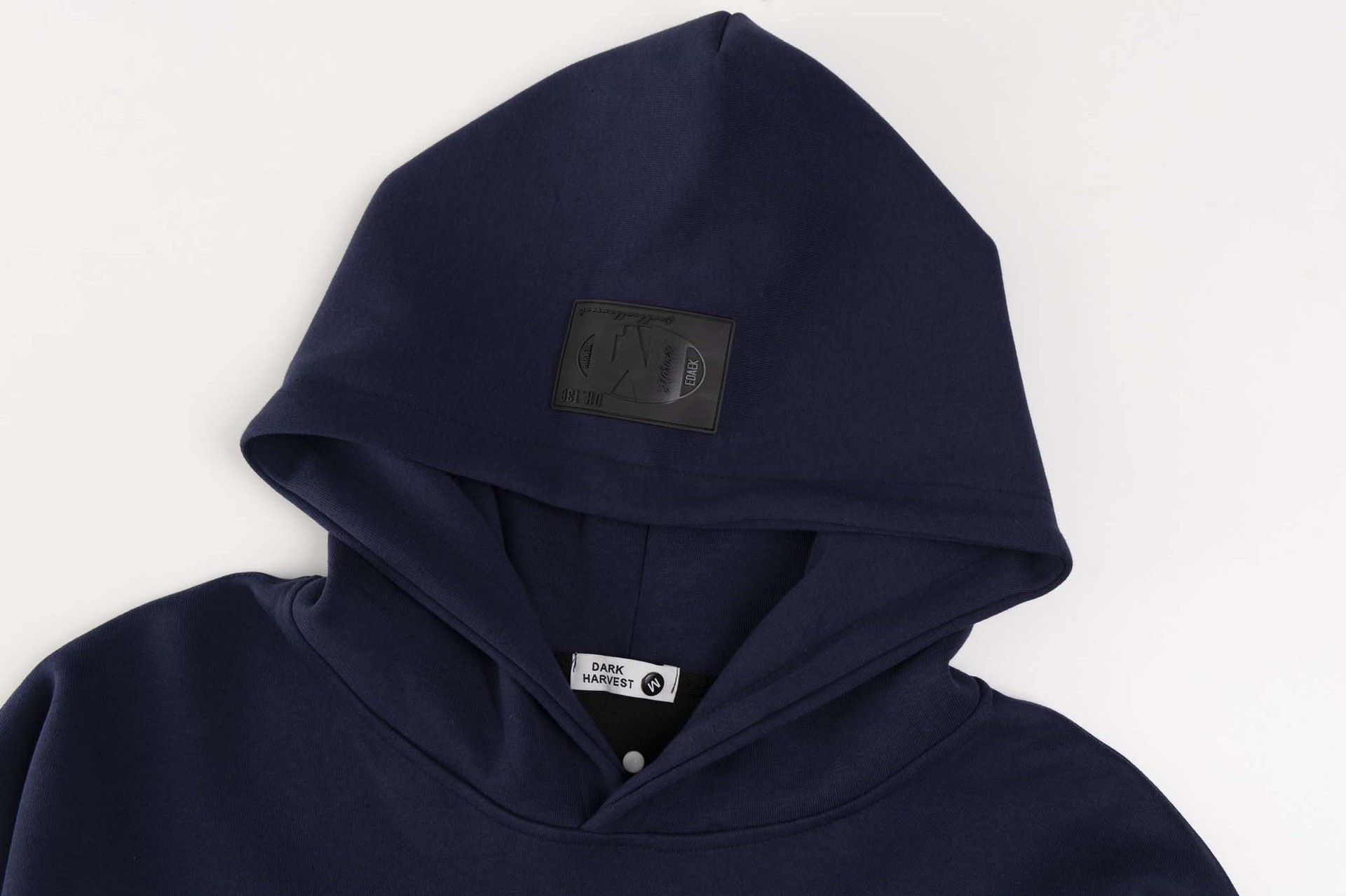 Streetwear Embroidered Initial Oversized Cotton Hoodie