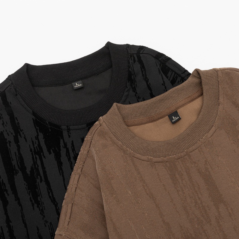 Guy Letter Crew Hoodie Oversized Full Arm
