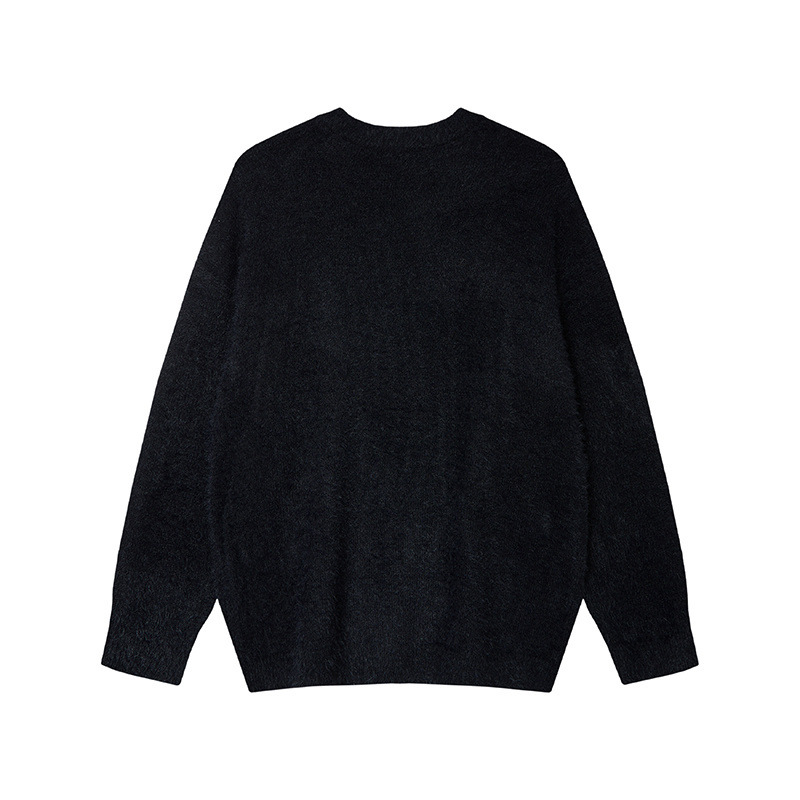 Street Trend Jacquard Loose Fit Sweater