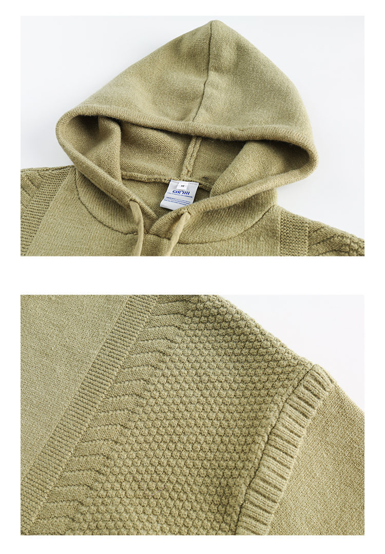 Matching Oversized Color-Block Long Sleeve Hoodie