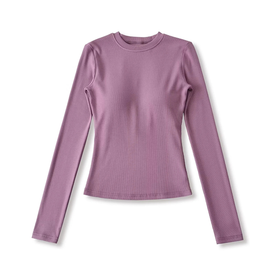 Japanese Crew Quilted Plain Slim-Fit Base-Layer Tee
