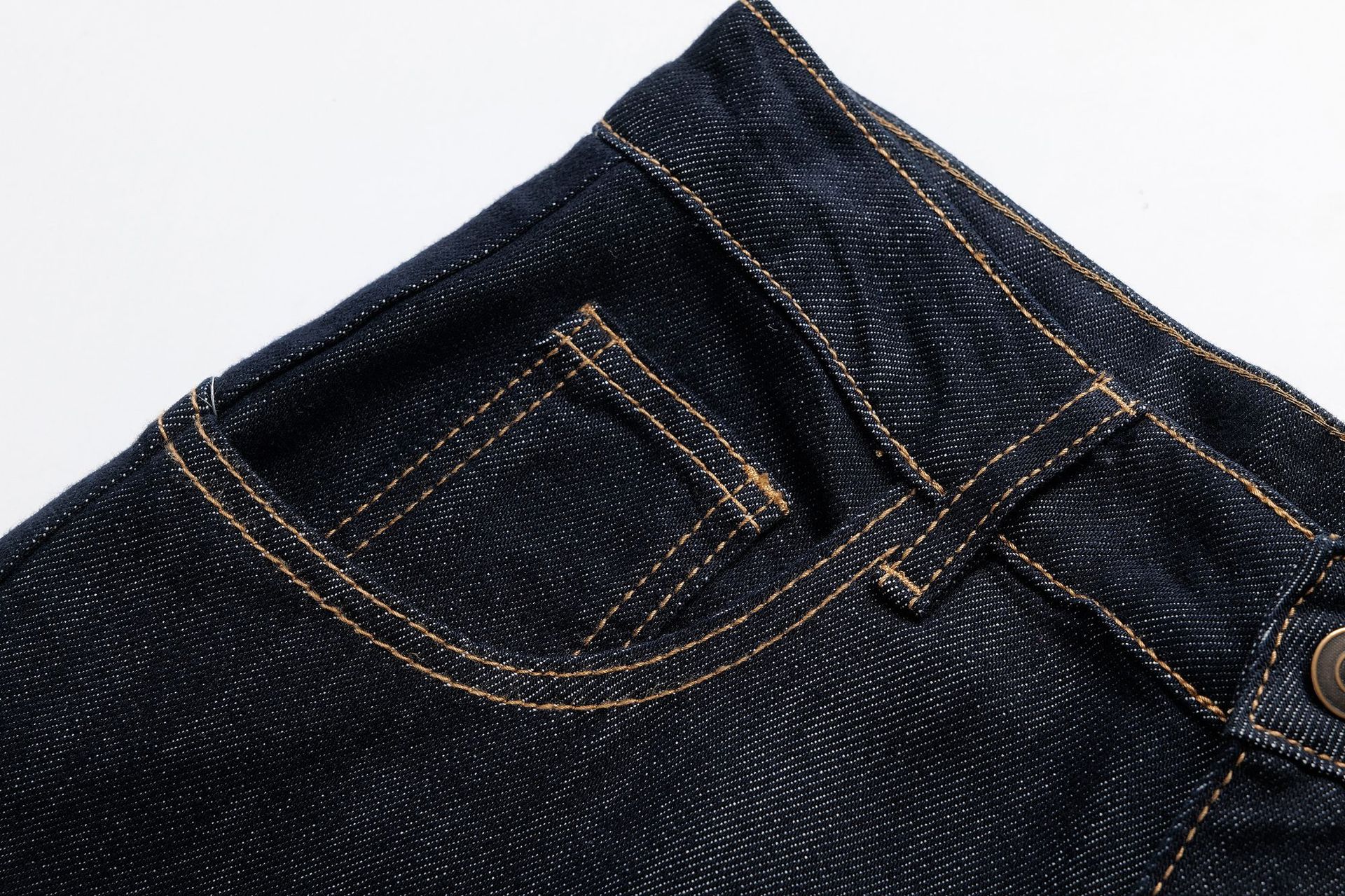 Loose wide leg lazy style patchwork active dyed pants women's jeans