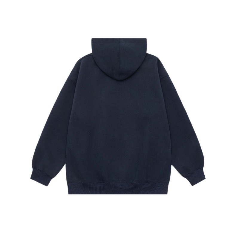 Gender Neutral Oversized Patterned Cotton-Blend Hoodie