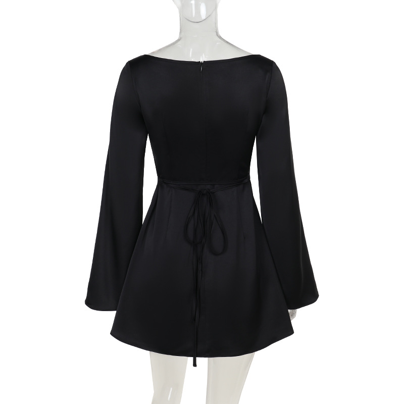 High-Rise Polyester Body-Hugging Mini Skirt