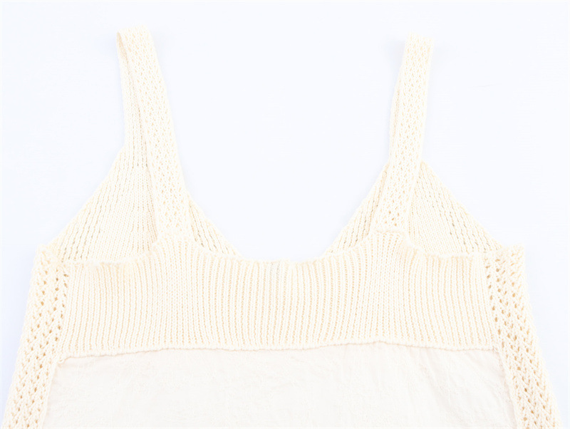 Urban Patchwork Sleeveless Top