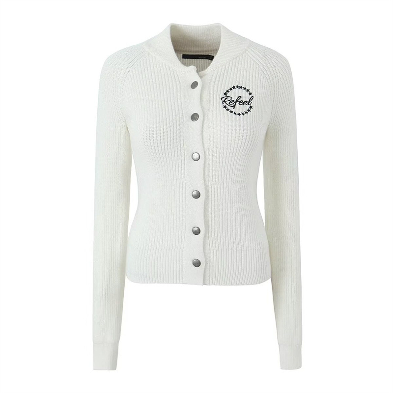 Elegant Style Women's Fashion Casual Versatile Long Sleeve Thin Knit Top Jacket
