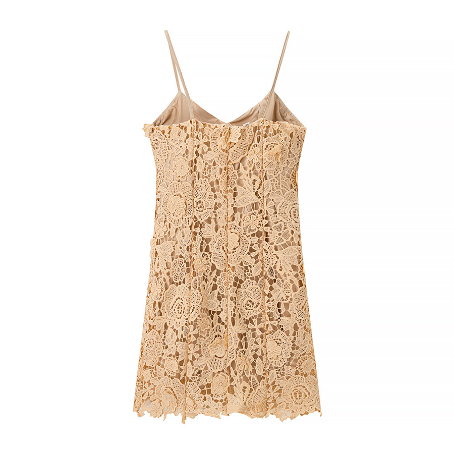 Sexy Style Beige Floral Short Skirt for Women