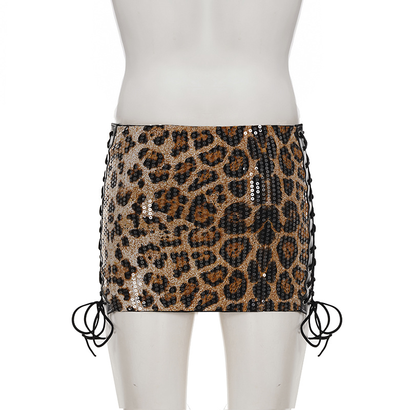 A-Line Animal Glitter Skirt