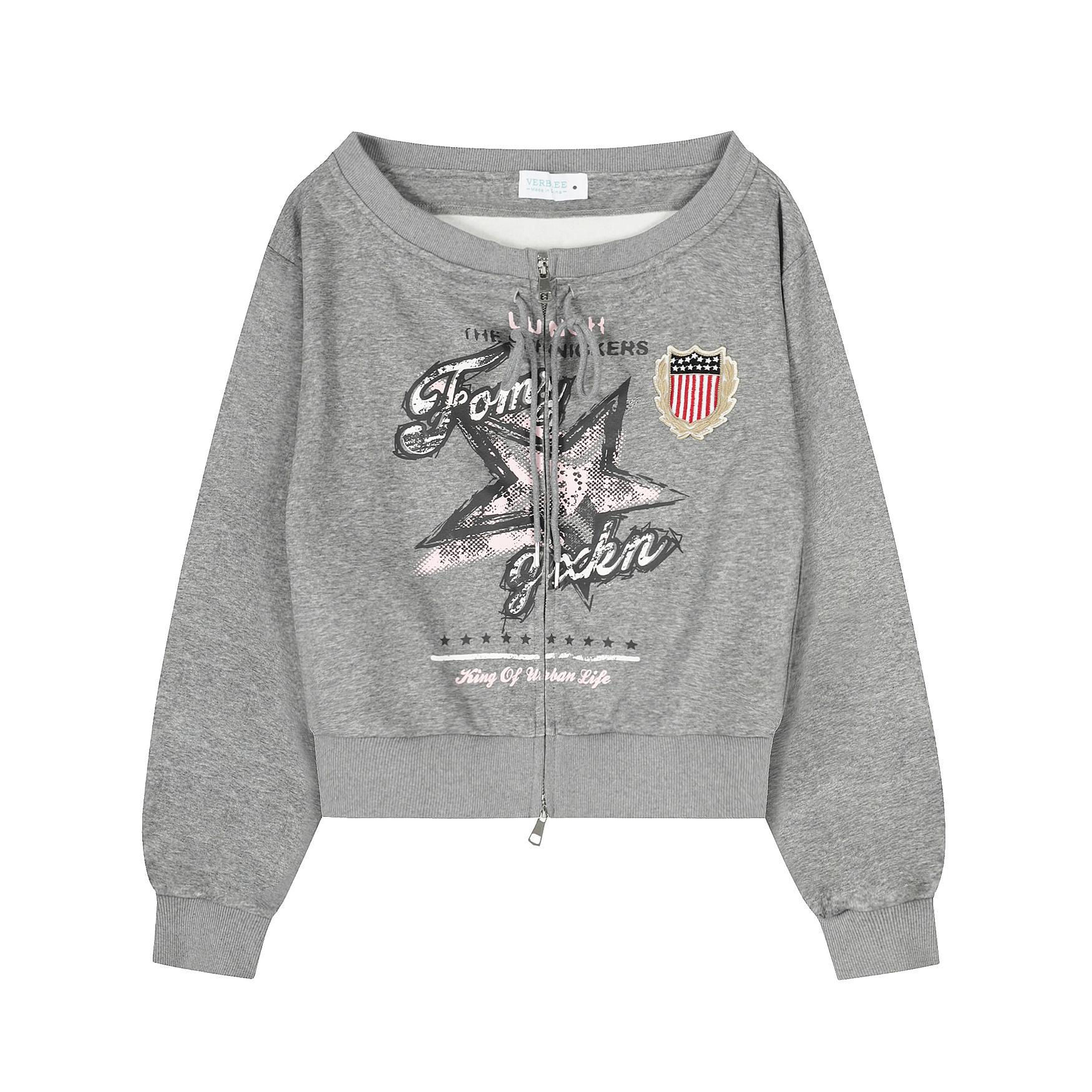 Asymmetric Urban Starburst Hoodie