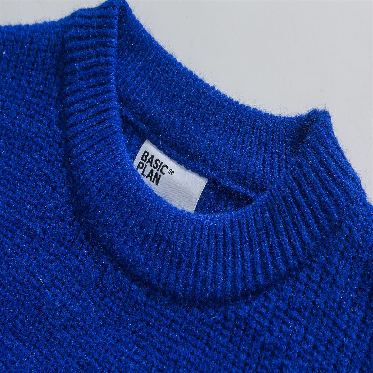 Color Block Japanese Workwear Oversized Sweater