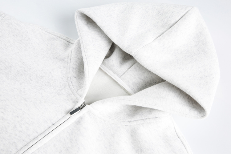 Classic Relaxed Cotton Hood Cardigan
