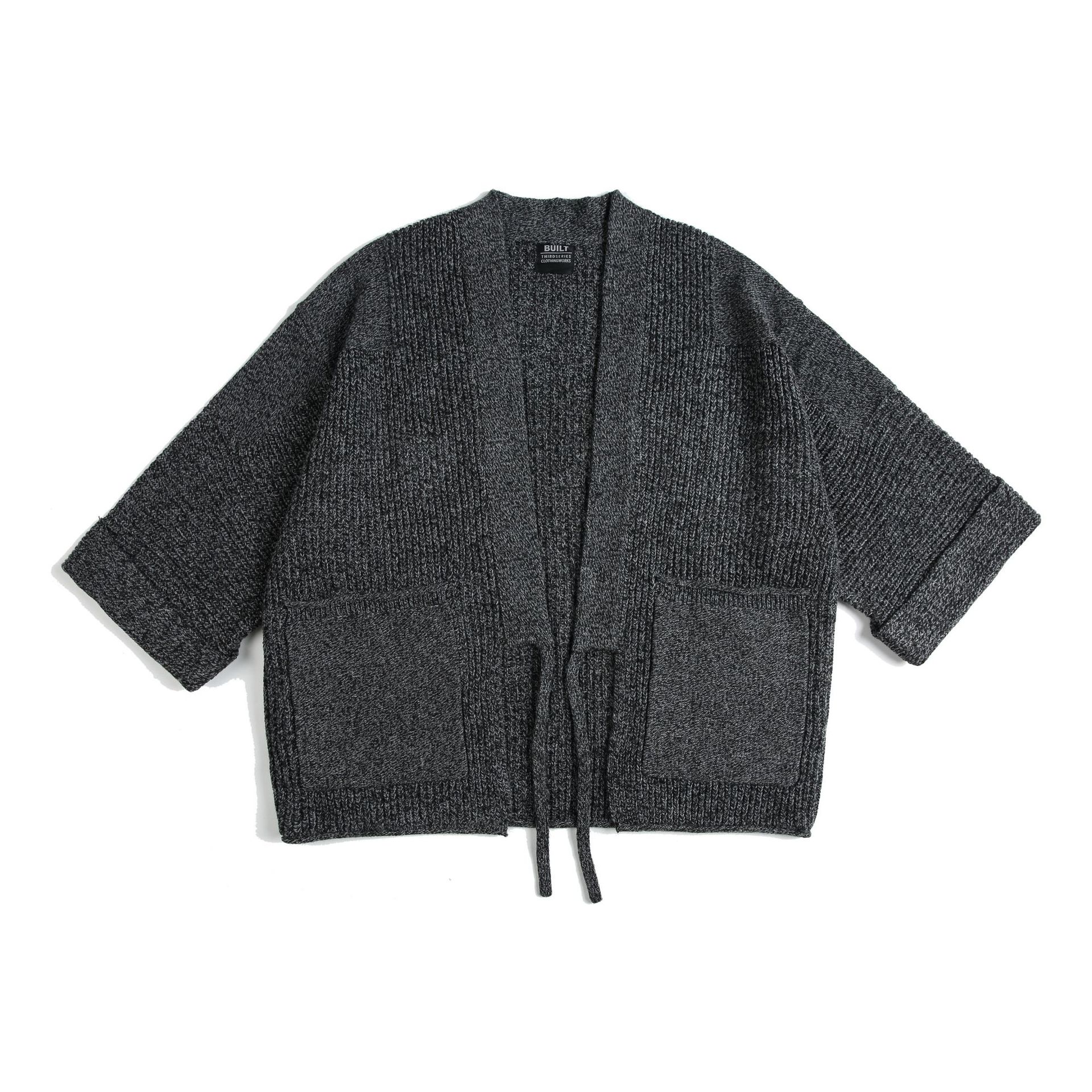 Polyester Plain Oversized Dolman Cardigan