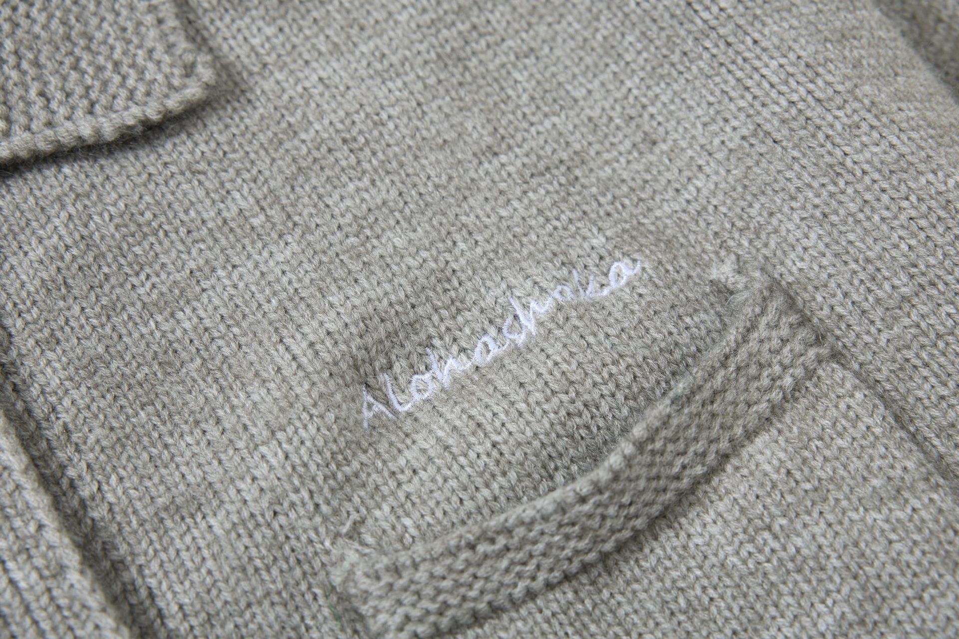 Genderless Oversized Embellished Jacquard Cardigan