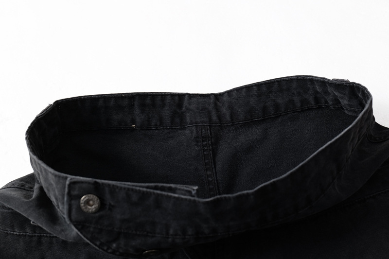 Original Streetwear Brand Design Vintage Button Decoration High-Street Cool Loose Casual Knife Pants Jeans Long Pants
