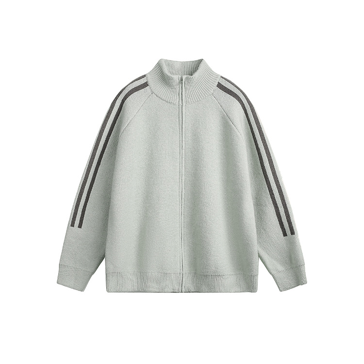 Japanese Workwear Jacquard Loose Fit Sweater
