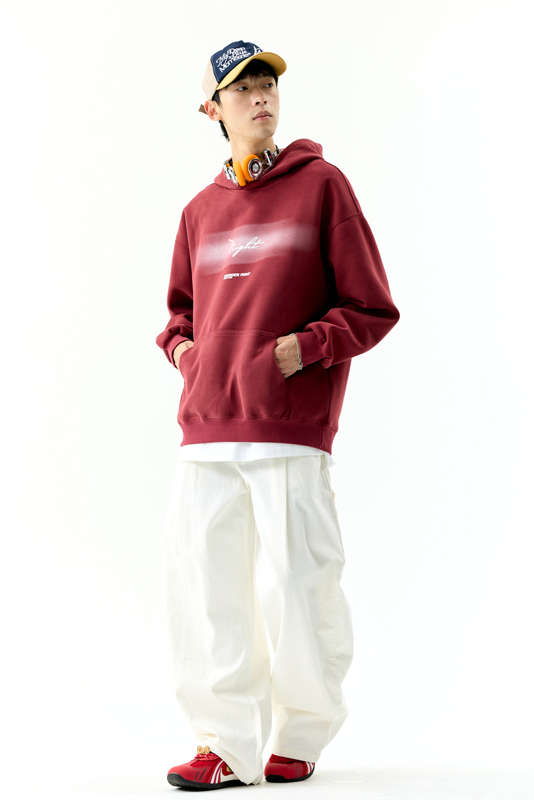 Relaxed American Cotton Hood Sweatshirt