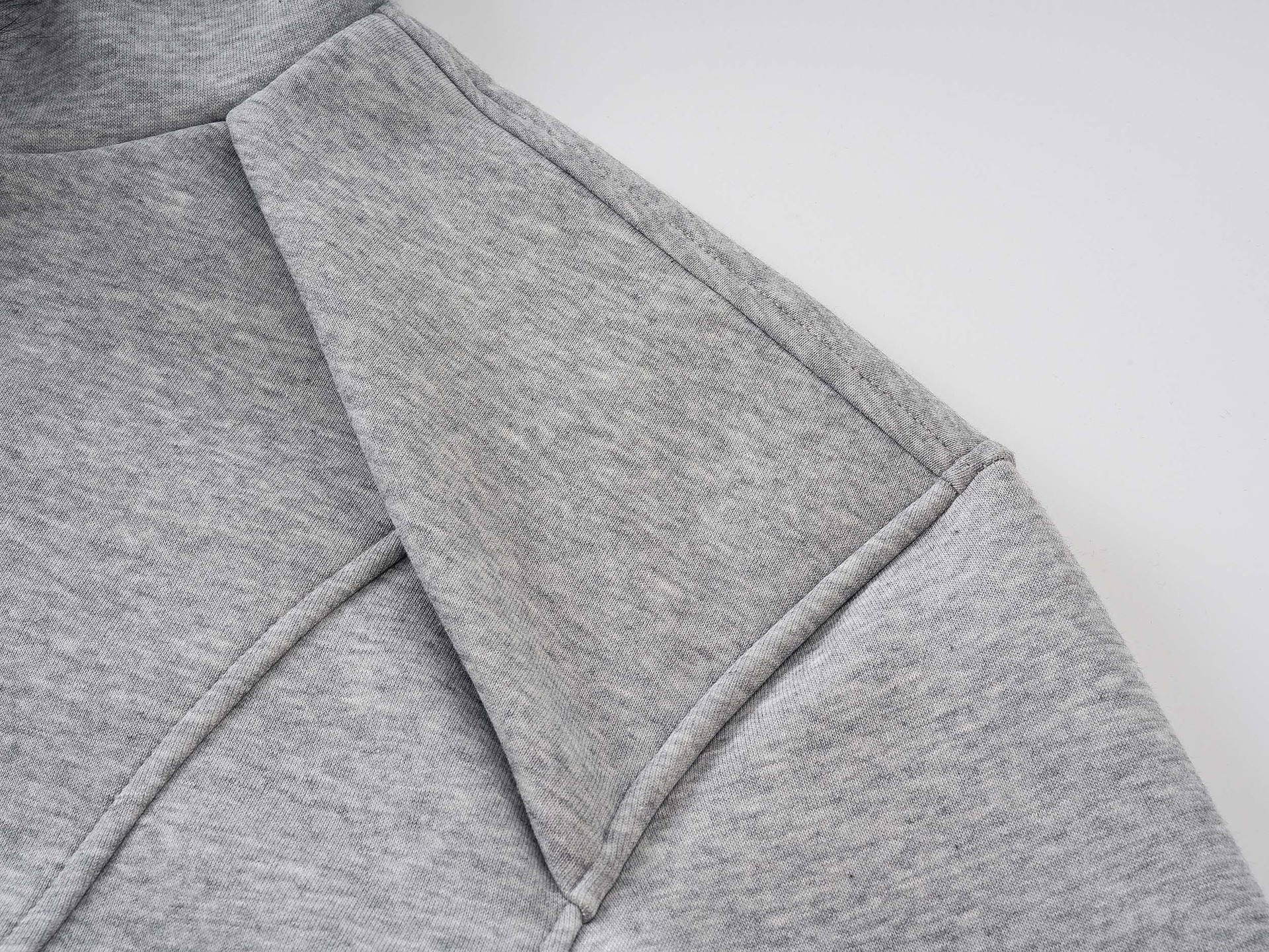Relaxed Fit Long Sleeve Plain Cotton Hoodie