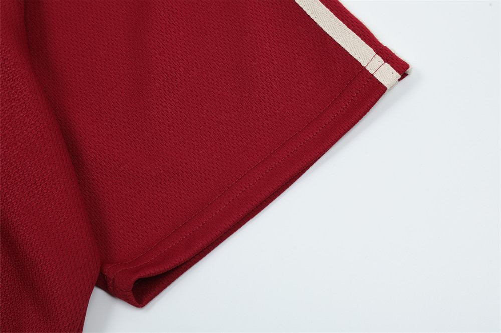 Color Block Splicing V-Neck Sports T-Shirt Men's Summer Casual Breathable Quick-Dry Short Sleeve Top Raglan Sleeve American Style Trendy Brand